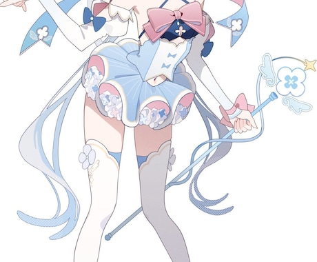 可愛らしいキャラデザ・Live2d原画を描きます 透明感のある可愛らしいイラストと、バランスのとれたデッサン！ イメージ2