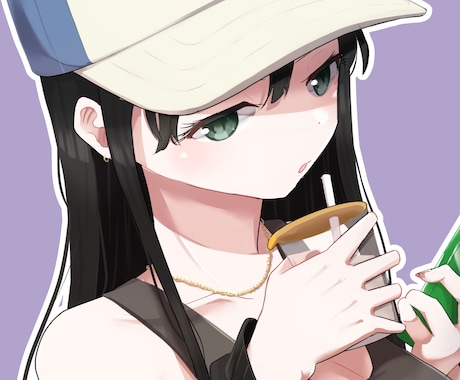一枚絵イラスト描きます デジタル／印刷媒体問わず納品可 イメージ2