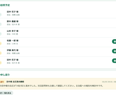 訪問介護・訪問看護向け記録管理システムを開発します 手書き記録・FAX・Excelから完全脱却できます イメージ2