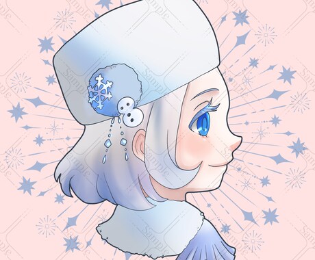 SNSアイコン、ヘッダーのイラストを承ります 優しい雰囲気から元気な表情、幅広いイラストをご提供致します！ イメージ1
