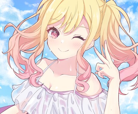 目を引く！かわいいイラスト描きます 商用利用可！アイコン/MVイラスト/サムネイルなどに！ イメージ2