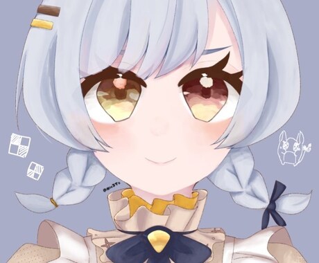 アイコンやキャラクターのイラストを書きます いろいろな絵柄を書くのでお好きなのをお選びください イメージ2