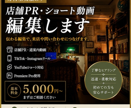 万再生実績｜店舗PR・ショート動画を編集します 来店・集客につながる動画づくりを意識しています イメージ1