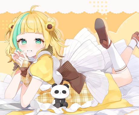 １枚イラスト制作/可愛い女の子のイラスト描きます 1枚イラスト、アイコンなどお描きします！ イメージ2