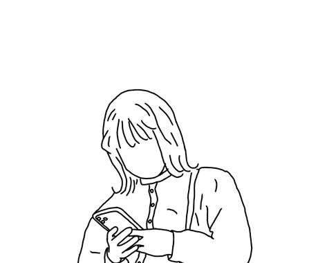 人物線画描きます SNSアイコンや推しの線画イラストにぜひ！！ イメージ2