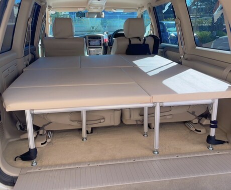ランドクルーザーの車中泊ベッド作りをお手伝いします ！　分かりやすい図面を描き、どの材料が必要か全て教えます！ イメージ2