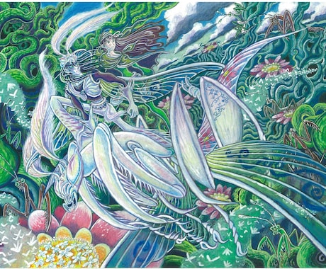 物語の世界にぐっと引き込むファンタジー挿絵描きます 臨場感満点の一枚絵はコンセプトアートや商品ジャケットにも!! イメージ1