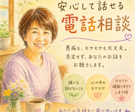 何かモヤモヤ、スッキリしない、お気持ちお聴きします 10年ただ耳を傾けてきた私が、次はあなたのお話に耳を傾けます イメージ2