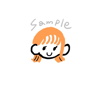 シンプルゆるいイラストアイコン描きます 修正無制限！シンプルでゆるかわ？アイコンやグッズに！ イメージ1