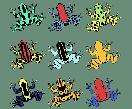 可愛い&おしゃれな爬虫類・両生類のイラスト描きます 大の爬虫類・両生類好きがお届けします！ イメージ2
