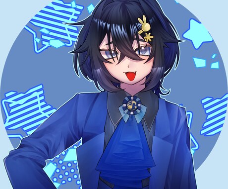 アイコン/サムネイル/立ち絵/一枚絵作成いたします 重厚感ありつつキュートでポップな厚塗りイラスト制作します！ イメージ2