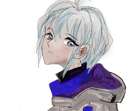中性的な可愛い男子描きます アニメと絵本が合体したような優しい絵柄です。 イメージ2