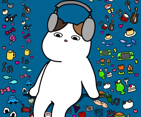 イラスト、アイコン描きます mirankurim で投稿している猫「ハラ」を描きます イメージ2