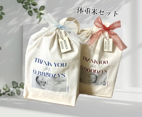 おしゃれな結婚式体重米(韓国デザイン)作成します 送料無料速達配送！販売実績100件以上 イメージ1