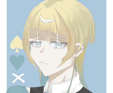 アイコン～立ち絵まで描きます 色素薄め暗めの雰囲気が得意！！ イメージ2