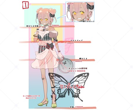 魅力あるキャラクターイラスト描きます 歌ってみた、キービジュアル、その他何でも気軽にご相談ください イメージ2