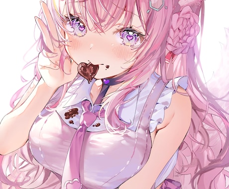 厚塗りで透明感のあるイラスト描きます Twitterでのフォロワー37000人越え！実力は確かです イメージ1