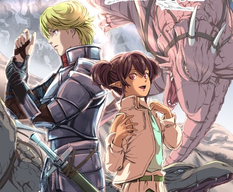 WEB小説などの表紙イラストを描きます カッコイイ系を中心に作品の世界観を表現します イメージ2