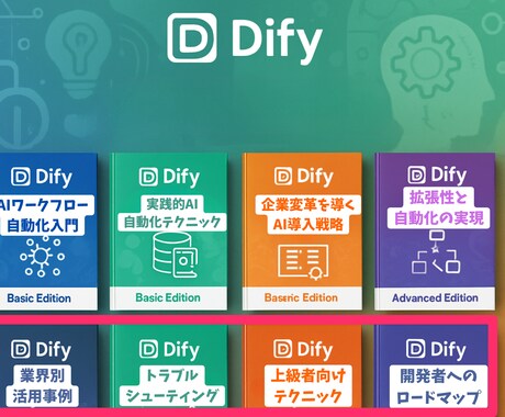 Dify応用編セットAIワークフロー高度活用術ます 未来AIソリューションを創造する為の知識と実践的なテクニック イメージ1