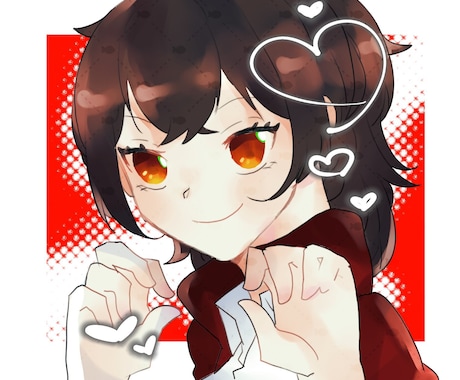 SNSアイコン描かせていただきます シンプルだけど華やかなイラストのアイコンにしませんか？ イメージ1