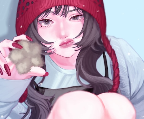 透明感のあるかわいいイラスト描きます 目を引く透明感と繊細な塗りを活かして丁寧に描きます。 イメージ2