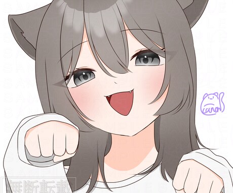 バストアップのイラスト描きます お顔回りがアップのイラストお描きします！ イメージ1