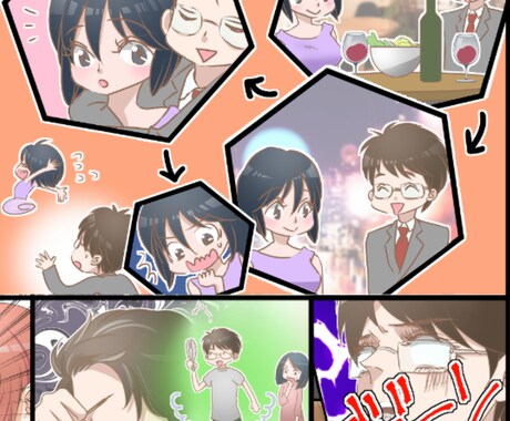絵柄寄せ可能！YouTube、広告漫画描きます シナリオ作成や、絵柄寄せもある程度承れます！ イメージ2