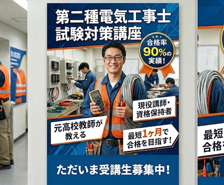 実際に高校で教師をしていた私が電気工事士教えます 最短1ヶ月で筆記試験絶対合格！ イメージ1