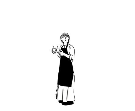 写真をもとにシンプルでおしゃれなイラストを描きます 珈琲好きの写真家が描くシンプルなおしゃれイラスト イメージ2