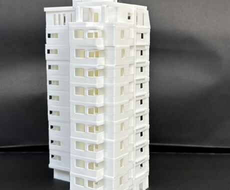 CADから3Dプリンターで建築模型作成します 施工図のプロがホワイト模型を作成！施主様へのプレゼンなどに イメージ2