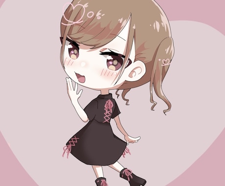 格安！SNS用の可愛いアイコン、イラスト描きます 彩度の高いイラストや可愛いデフォルメイラストが得意です！！ イメージ1