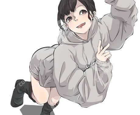 二体目3000円引き)安価でキャラクター描きます 2体目キャラ追加作成で3000円お得！ イメージ1