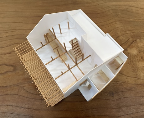 1/50・1/100の建築白模型を制作します 一級建築士が精度良く模型を制作します！ イメージ2