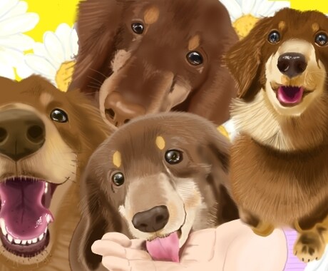 リアルな☆ペット・動物イラスト描きます あなたの大切なペットの写真をイラストにして残しませんか？ イメージ1
