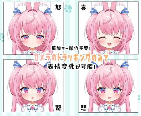 VTuber用高可動域Live2D制作します 企業実績有￤初心者〜現役Vまで安心の丁寧対応 イメージ2