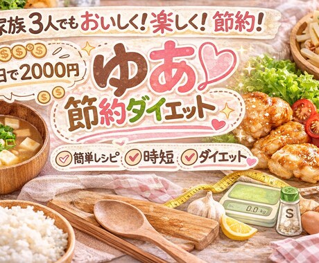 5日で2000円の節約レシピ考えます 安く、楽しく、美味しくせつやくしませんか？ イメージ1