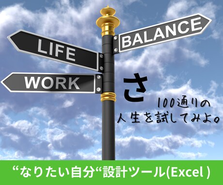 あなたにあった生き方を設計するツールをお渡しします 職業、ライフコンセプトを含めたお金と時間のトータルデザイン イメージ1