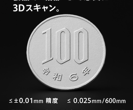 歯/エアガン/車/バイク部品 現物をスキャンします 3Dスキャンをしてデータ化しましょう！ イメージ1