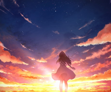 星空、青空などが中心の綺麗な背景イラストを描きます 空のイラストが得意です！MV等動画制作可能！ イメージ2