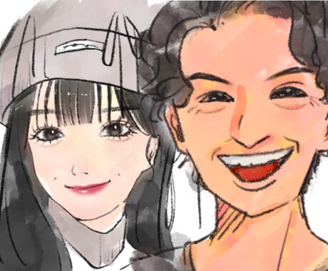 最短即日！ウェルカムボードやSNS用似顔絵描きます 早く安く高クオリティのイラストを納品いたします！ イメージ2
