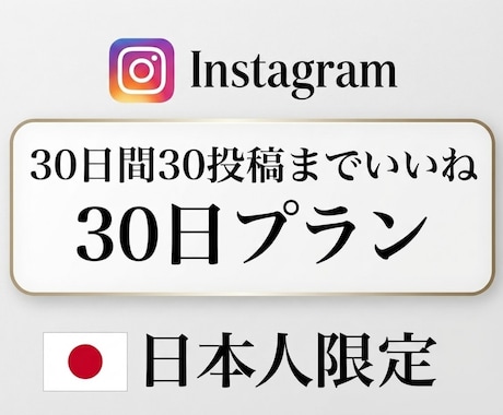最安値【月額】インスタ日本人いいね30日増やします イメージ1