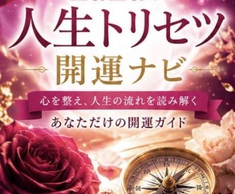 あなただけの人生トリセツを作成します 心を整え、自分らしい未来へのヒントを届ける開運ガイド イメージ1