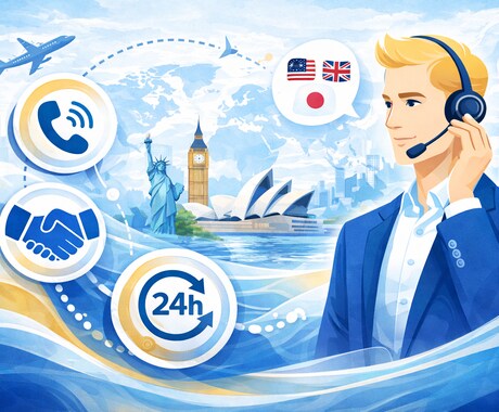 ネイティブカナダ人が英語電話代行します 日本人受付＋英語ネイティブが対応なので安心！ イメージ1