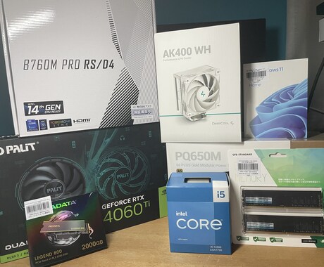 １年保証！コスパ最強ゲーミングPC製作します パーツ選びから購入まで丁寧にサポートします！ イメージ2