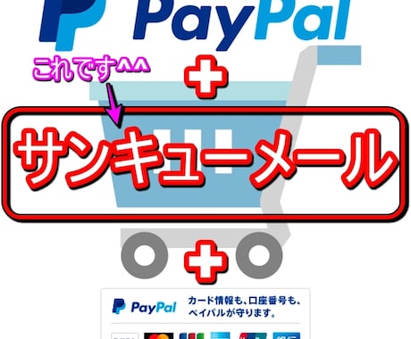 PayPal決済のサンキューメールシステム作ります PayPal決済後に「サンキューメール」を搭載したい方必見！ イメージ1
