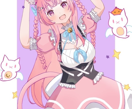 女の子のイラスト描きます 格安で女の子のイラストを描きます！ イメージ2