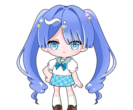 キャラをちっちゃく可愛く描いちゃいます イメージ1