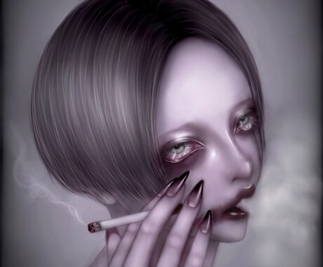 用途に合わせて人物画お描きします アイコン、CDジャケット、グッズ用、サムネ等ご相談ください イメージ2