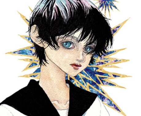 アナログ画材でSNSアイコン描きます アイコンも個性派志向のあなたへ耽美系アナログイラスト イメージ2