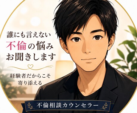 誰にも言えない悩みに優しく寄り添います 「誰にも言えない悩み、一人で抱えないで」 イメージ1